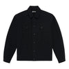 Full flat image of the Duckcloth Shank Jacket in Black