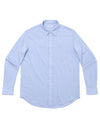 Albini Merino Broadcloth Button Up Flat - Blue