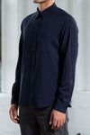 Albini Merino Broadcloth Button Up Fit