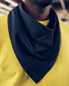 A crop of Darren wearing the Ultracharge Mag Bandana around his neck.