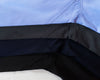 Detail of AMB Traveler underarm gusset in Blue, Bluegray, Rich Navy and Black